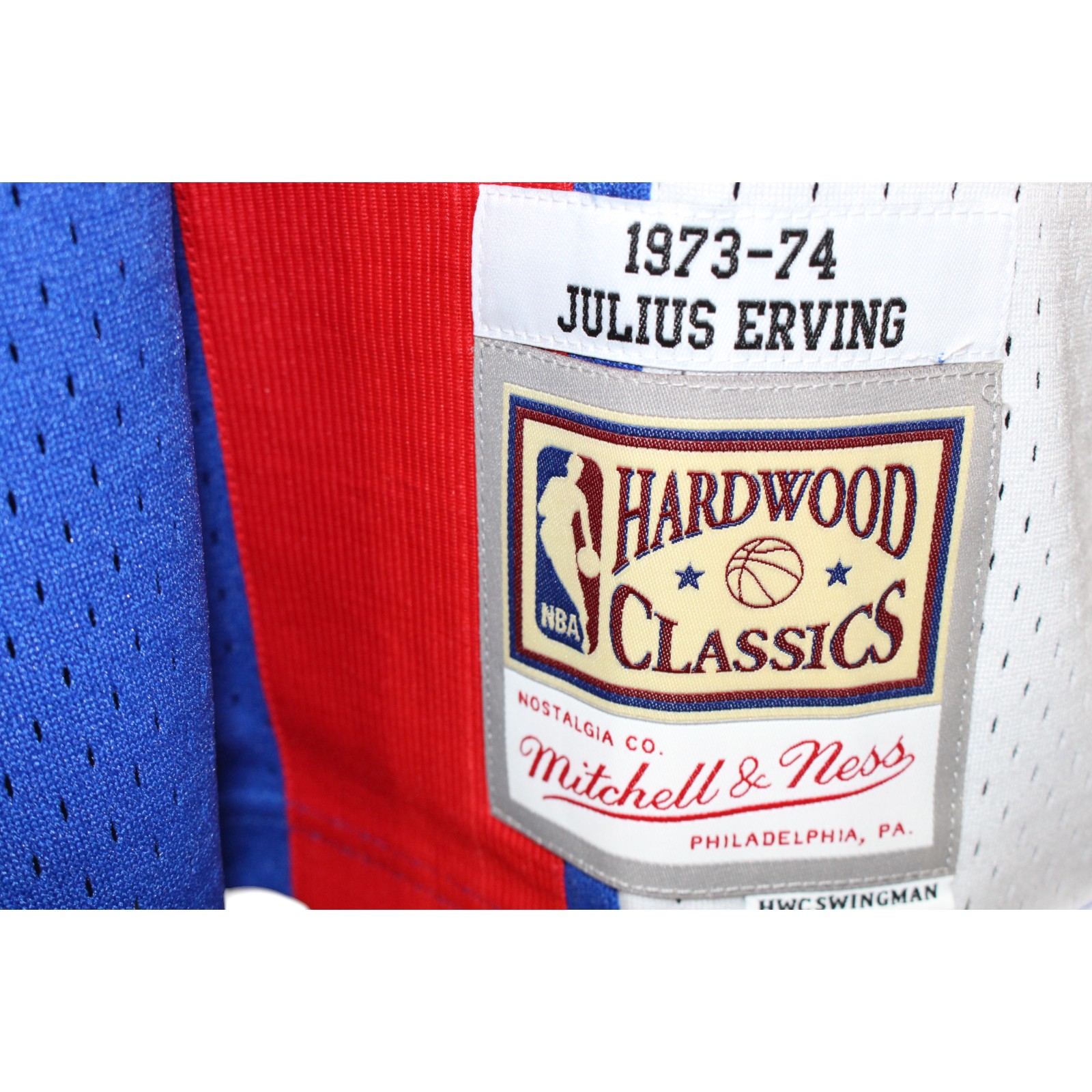 Julius Erving Signed New Jersey Nets Mitchell & Ness XL Jersey Champs BAS 51831 6 Julius Erving Signed New Jersey Nets Mitchell & Ness XL Jersey Champs BAS 51831