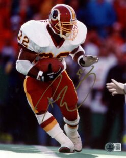 Ricky Ervins Autographed/Signed Washington Redskins 8x10 Photo Beckett 56827