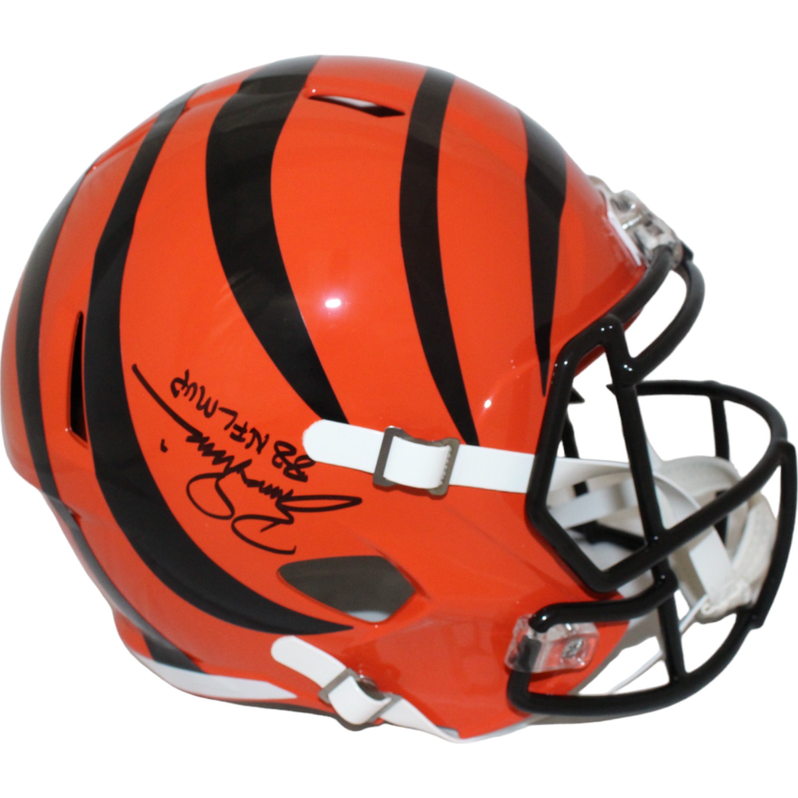 Boomer Esiason Signed Cincinnati Bengals F/S Helmet 88 MVP BAS