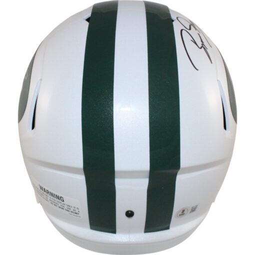Boomer Esiason Autographed New York Jets F/S TB Helmet Beckett Witness 50931
