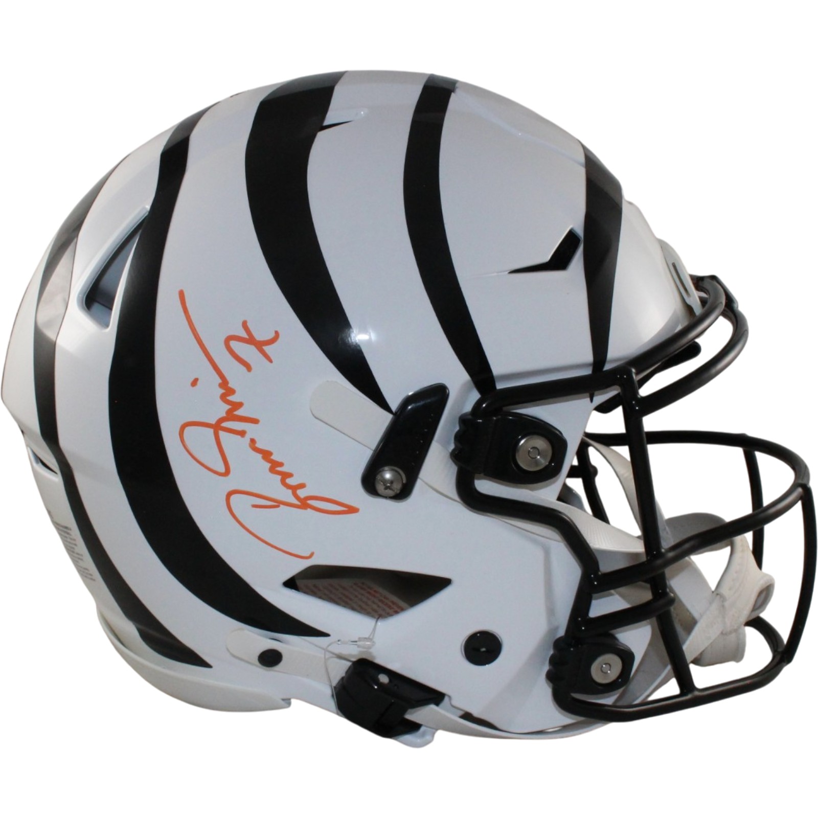 Boomer Esiason Autographed Cincinnati Bengals Alt SpeedFlex Helmet Beckett 56193