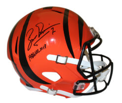 Boomer Esiason Signed Cincinnati Bengals F/S Speed Helmet NFL MVP BAS