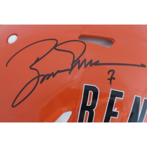 Boomer Esiason Autographed Cincinnati Bengals Authentic TB Helmet Beckett 50893