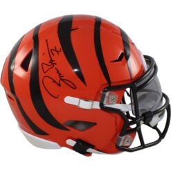 Boomer Esiason Autographed Cincinnati Bengals Mid-Size Midi Helmet Beckett 56204