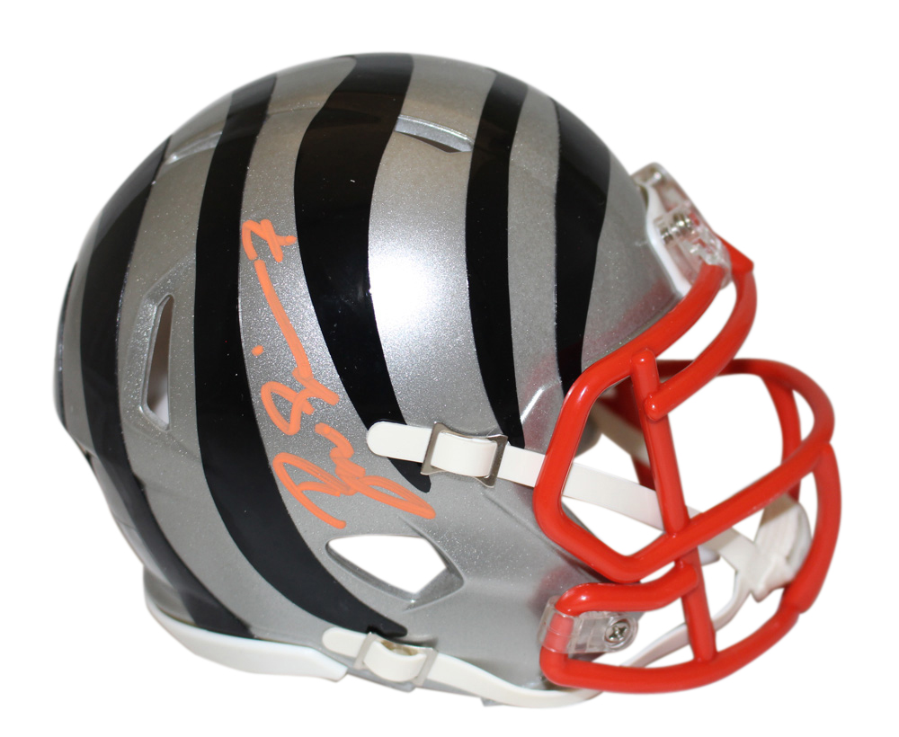 Boomer Esiason Autographed Cincinnati Bengals Flash Mini Helmet Beckett