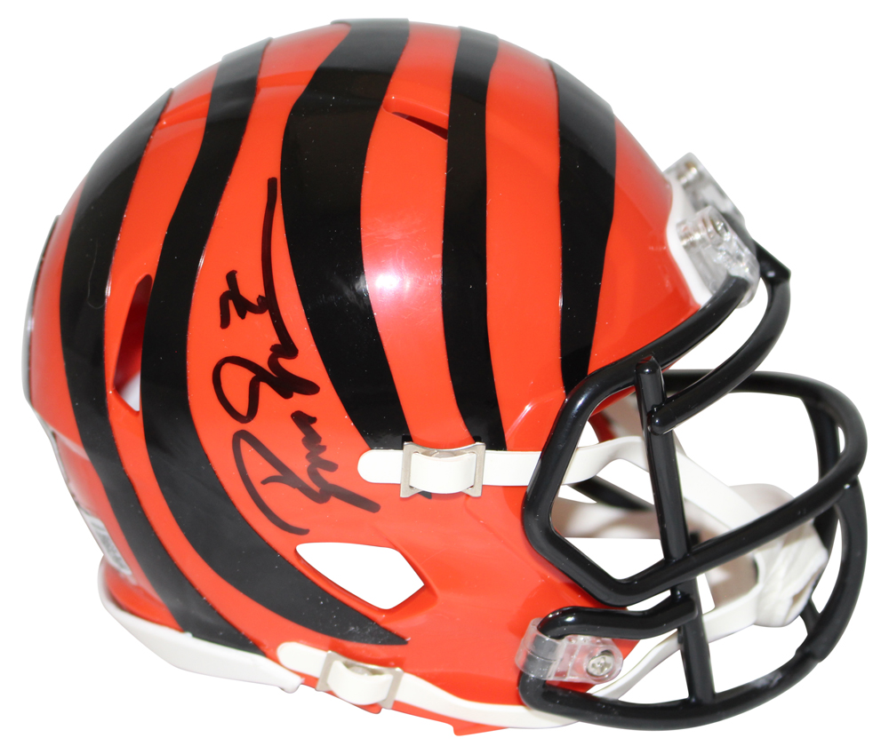 Boomer Esiason Autographed Cincinnati Bengals Speed Mini Helmet Beckett
