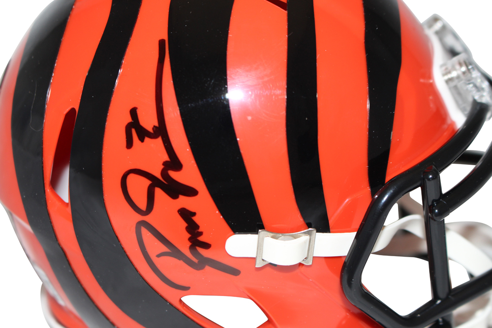 Boomer Esiason Autographed Cincinnati Bengals Speed Mini Helmet Beckett
