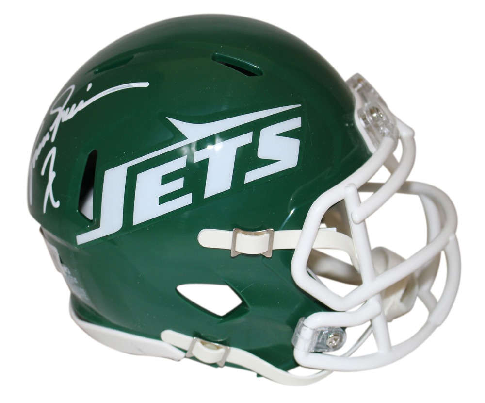 Boomer Esiason Signed New York Jets 1978-89 Speed Mini Helmet Beckett