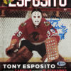 Tony Esposito Autographed/Signed Chicago Blackhawks 2008 Program BAS 27322