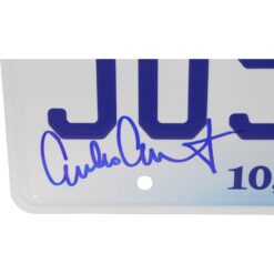 Emilio Estevez Autographed The Mighty Ducks License Plate Bombay Beckett 54564