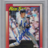 Dwight Evans Signed Boston Red Sox 1990 Topps #375 Trading Card BAS 27032