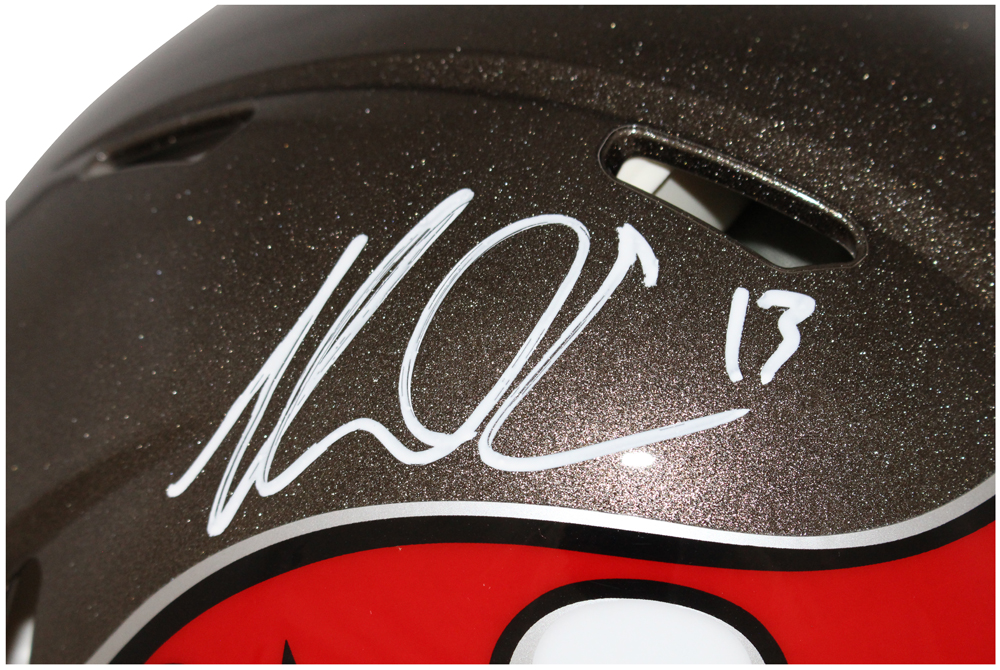 Mike Evans Signed Tampa Bay Spd 2020 Authentic Helmet Beckett 41037
