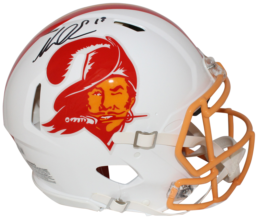 Mike Evans Signed Tampa Bay Spd TB Authentic Helmet Beckett 41038