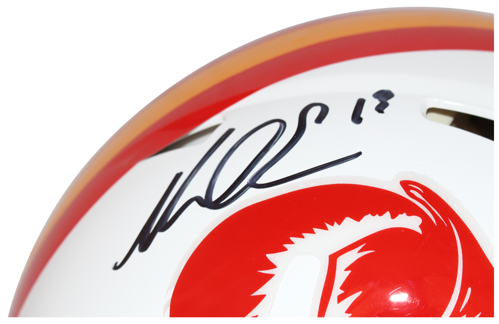 Mike Evans Signed Tampa Bay Spd TB Authentic Helmet Beckett 41038