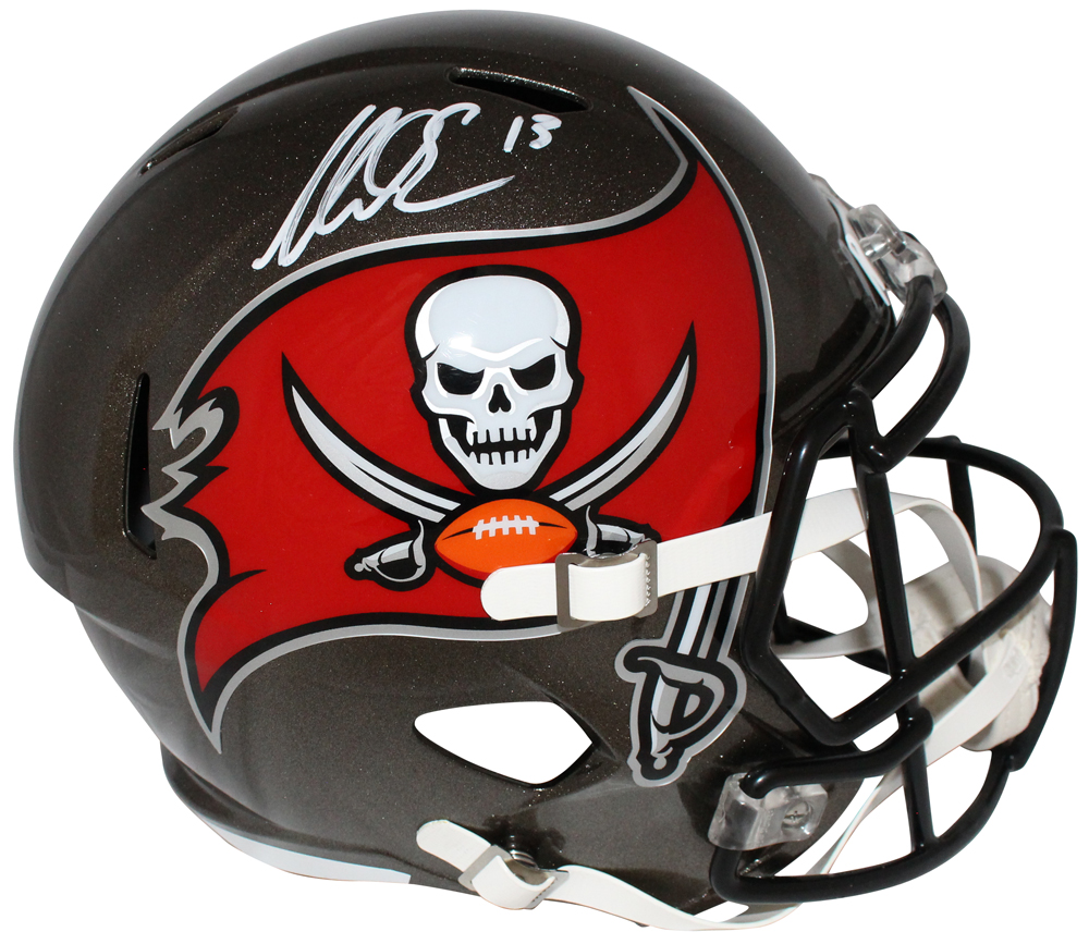 Mike Evans Signed Tampa Bay Spd 2020 F/S Helmet Beckett 41039