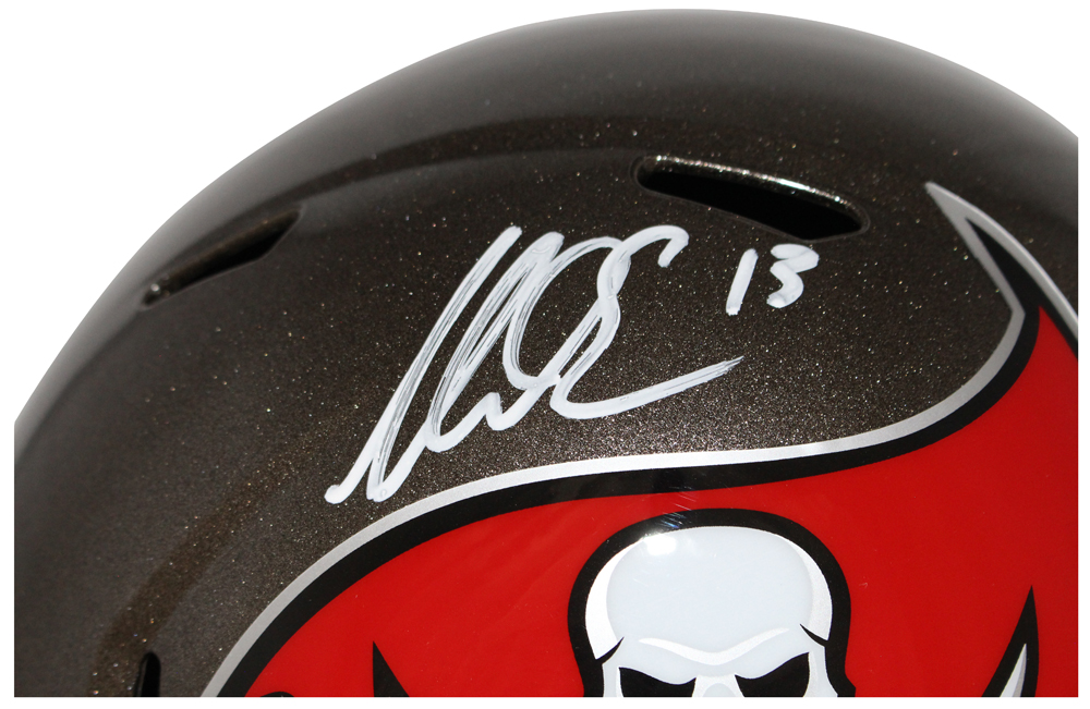 Mike Evans Signed Tampa Bay Spd 2020 F/S Helmet Beckett 41039