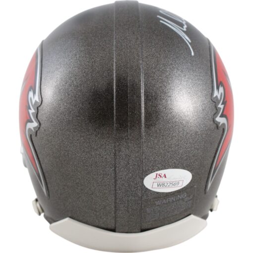 Mike Evans Autographed/Signed Tampa Bay Buccaneers VSR4 Mini Helmet JSA 49802