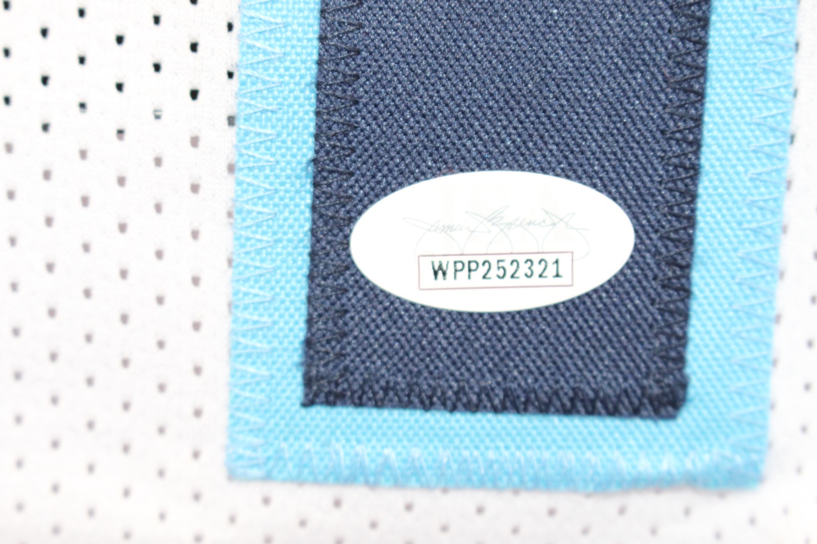 Rashaan Evans Autographed/Signed Pro Style Size XL White Jersey JSA 59377 3 Rashaan Evans Autographed/Signed Pro Style Size XL White Jersey JSA 59377