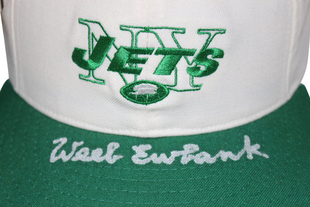 Weeb Ewbank Autographed/Signed New York Jets Snapback Hat PSA