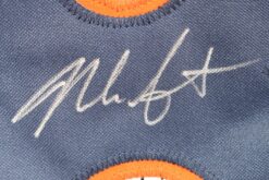 Noah Fant Autographed/Signed Pro Style Size XL White Jersey JSA 59368