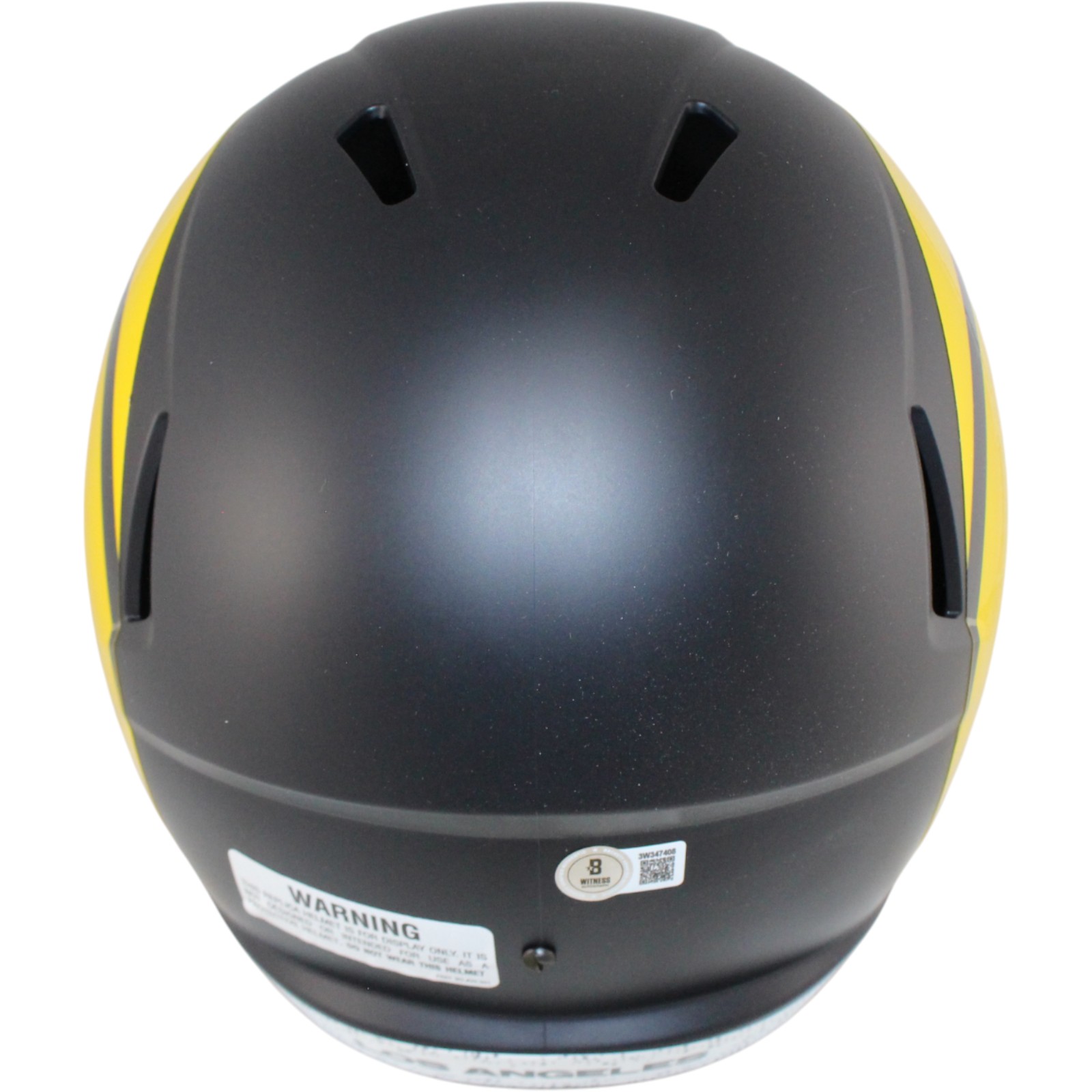 Marshall Faulk Autographed Los Angeles Rams F/S Rivalries Helmet Beckett W 53296 3 Marshall Faulk Autographed Los Angeles Rams F/S Rivalries Helmet Beckett W 53296