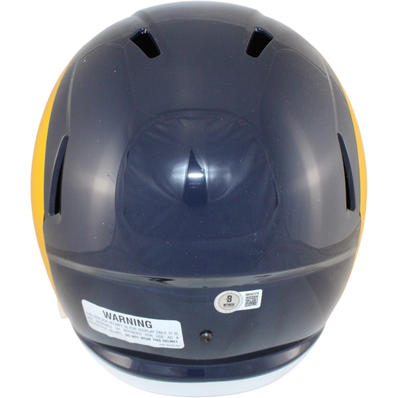 Marshall Faulk Autographed Los Angeles Rams F/S Helmet Beckett Witness 53295 3 Marshall Faulk Autographed Los Angeles Rams F/S Helmet Beckett Witness 53295