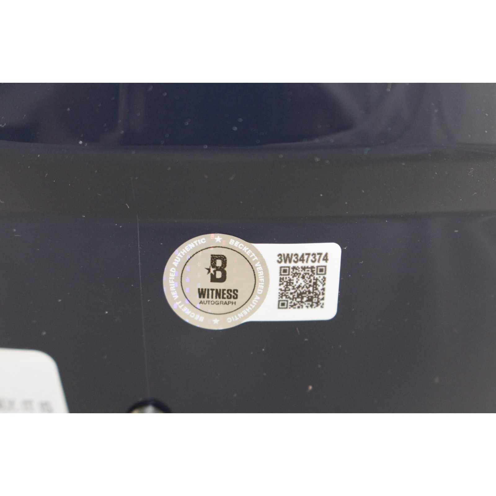 Marshall Faulk Autographed Los Angeles Rams F/S Helmet Beckett Witness 53295 4 Marshall Faulk Autographed Los Angeles Rams F/S Helmet Beckett Witness 53295