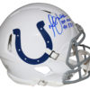 Marshall Faulk Signed Indianapolis Colts Authentic Speed Helmet 2 Insc BAS 25675