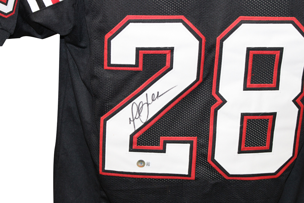 Marshall Faulk Autographed SDSU Aztecs Pro Style Black XL Jersey BAS