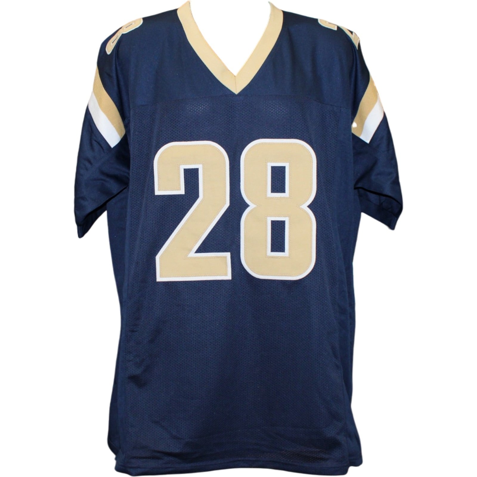 Marshall Faulk Autographed/Signed Pro Style XL Jersey TB Blue Beckett W 58519 4 Marshall Faulk Autographed/Signed Pro Style XL Jersey TB Blue Beckett W 58519