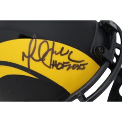 Marshall Faulk Autographed St Louis Rams Eclipse Mini Helmet HOF Beckett 47665