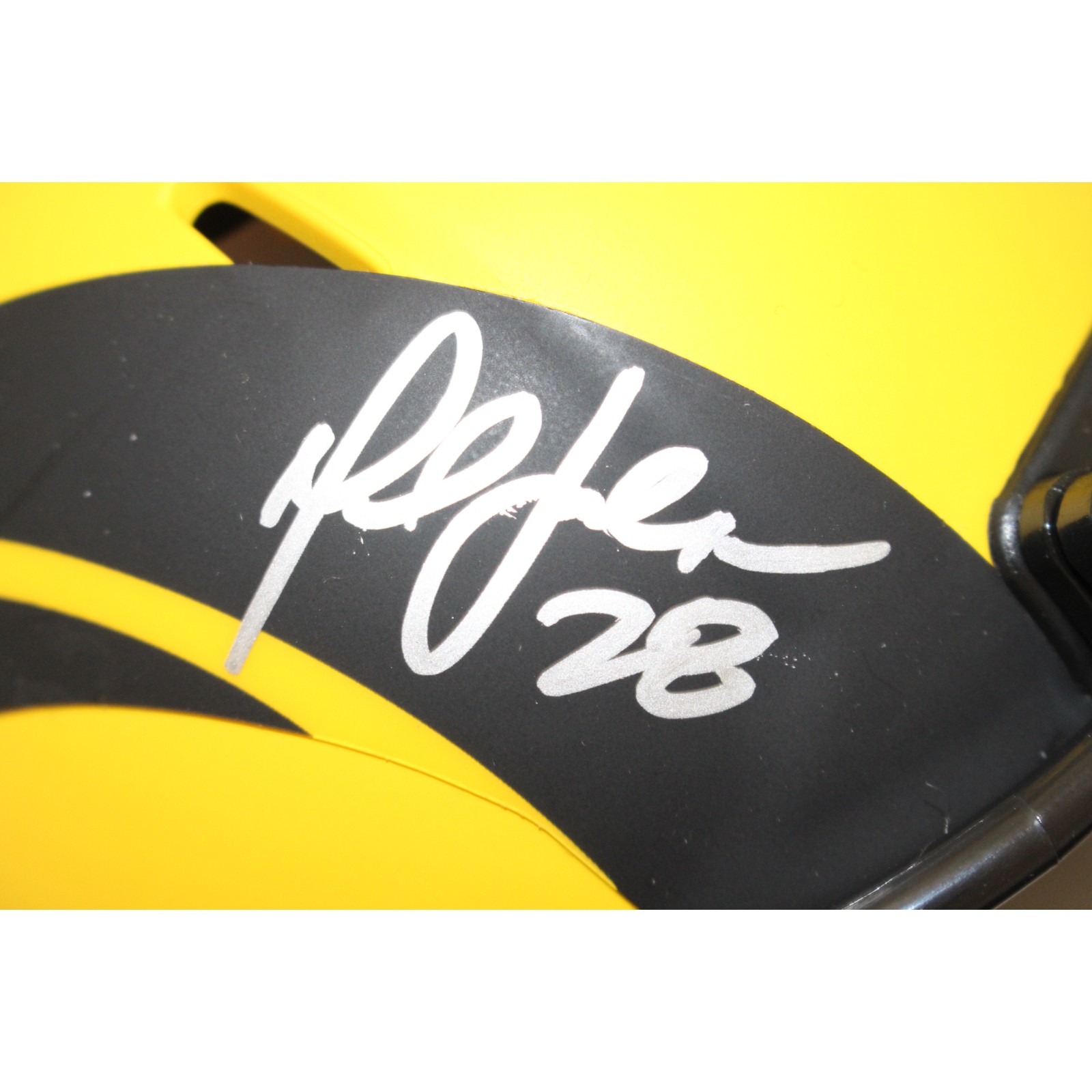 Marshall Faulk Autographed Los Angeles Rams Rave Mini Helmet Beckett W 53314