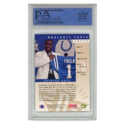 Marshall Faulk Indianapolis Colts 94 Upper Deck #7 PSA 8 Slab Trading Card 56583