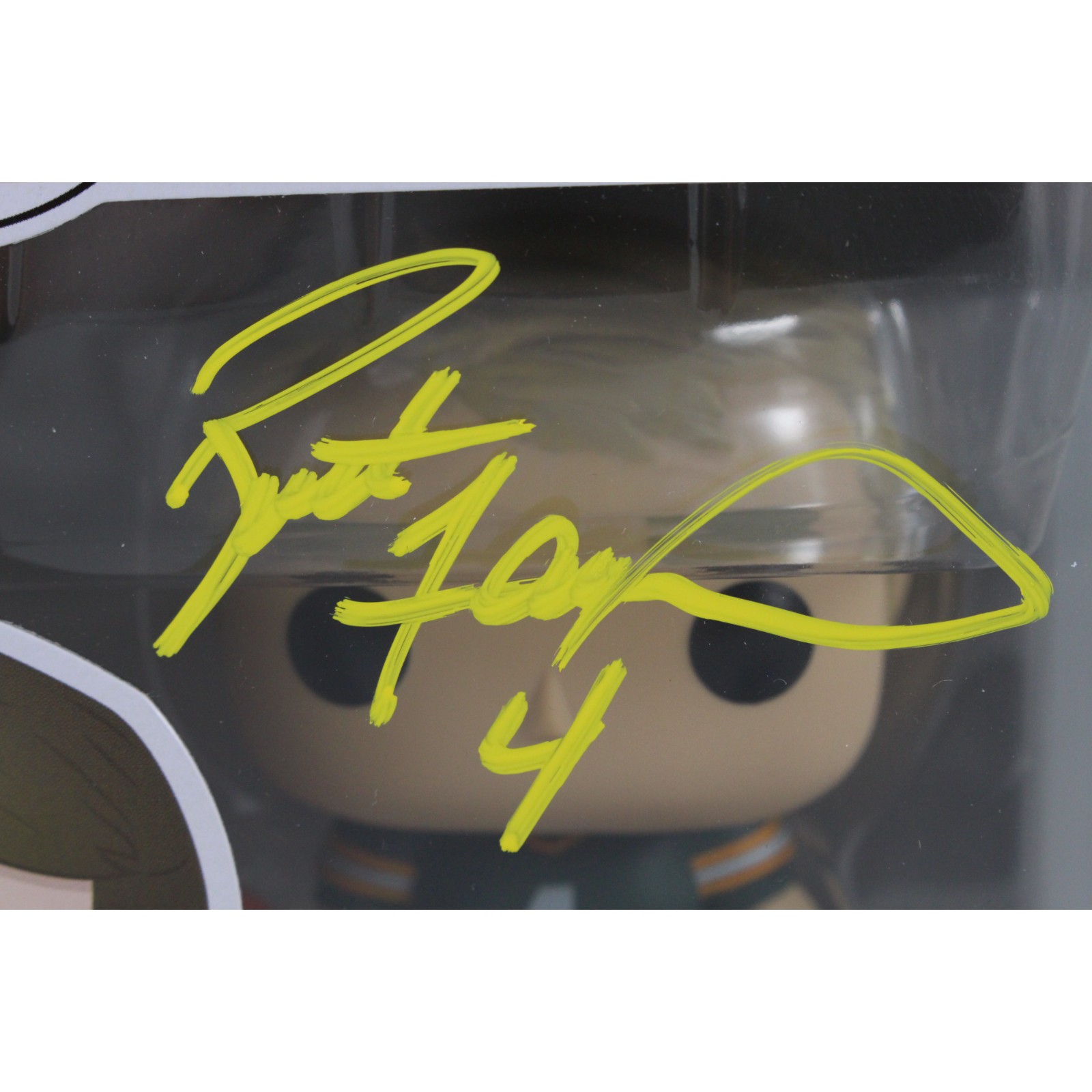 Brett Favre Autographed Green Bay Packers Funko Pop! #83 Beckett Witness 49213