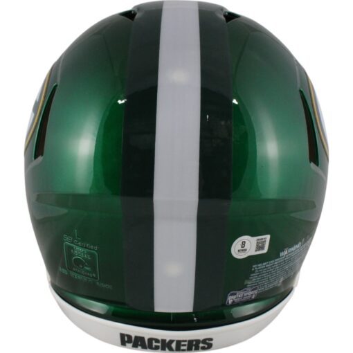 Brett Favre Autographed Green Bay Packers Authentic Flash Helmet Beckett 49198
