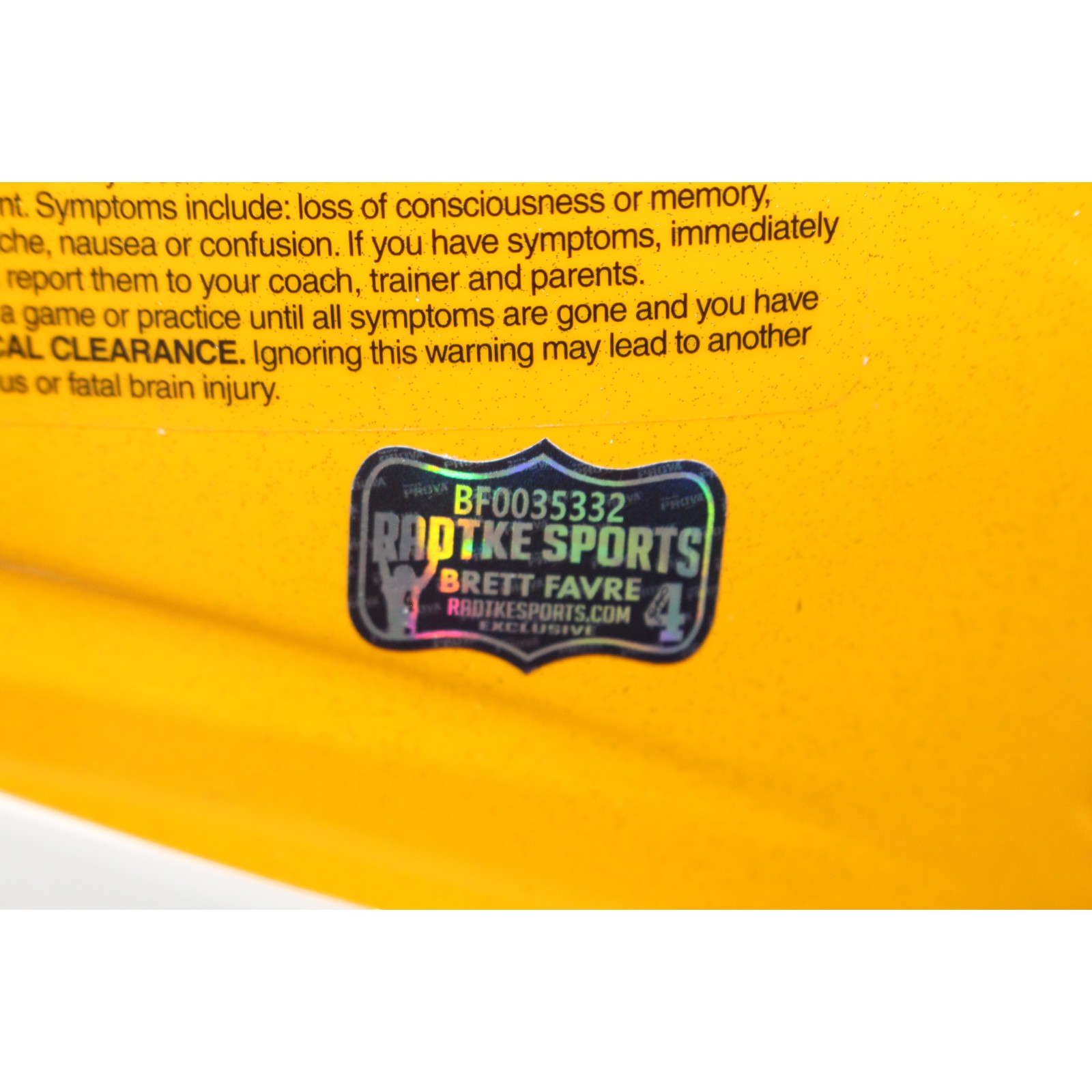 Brett Favre Autographed/Signed Green Bay Packers SpeedFlex Helmet Ratdke 54963 5 Brett Favre Autographed/Signed Green Bay Packers SpeedFlex Helmet Ratdke 54963