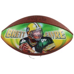 Brett Favre Green Bay Packers 1995 Picture Panels Wilson Logo Football 55744