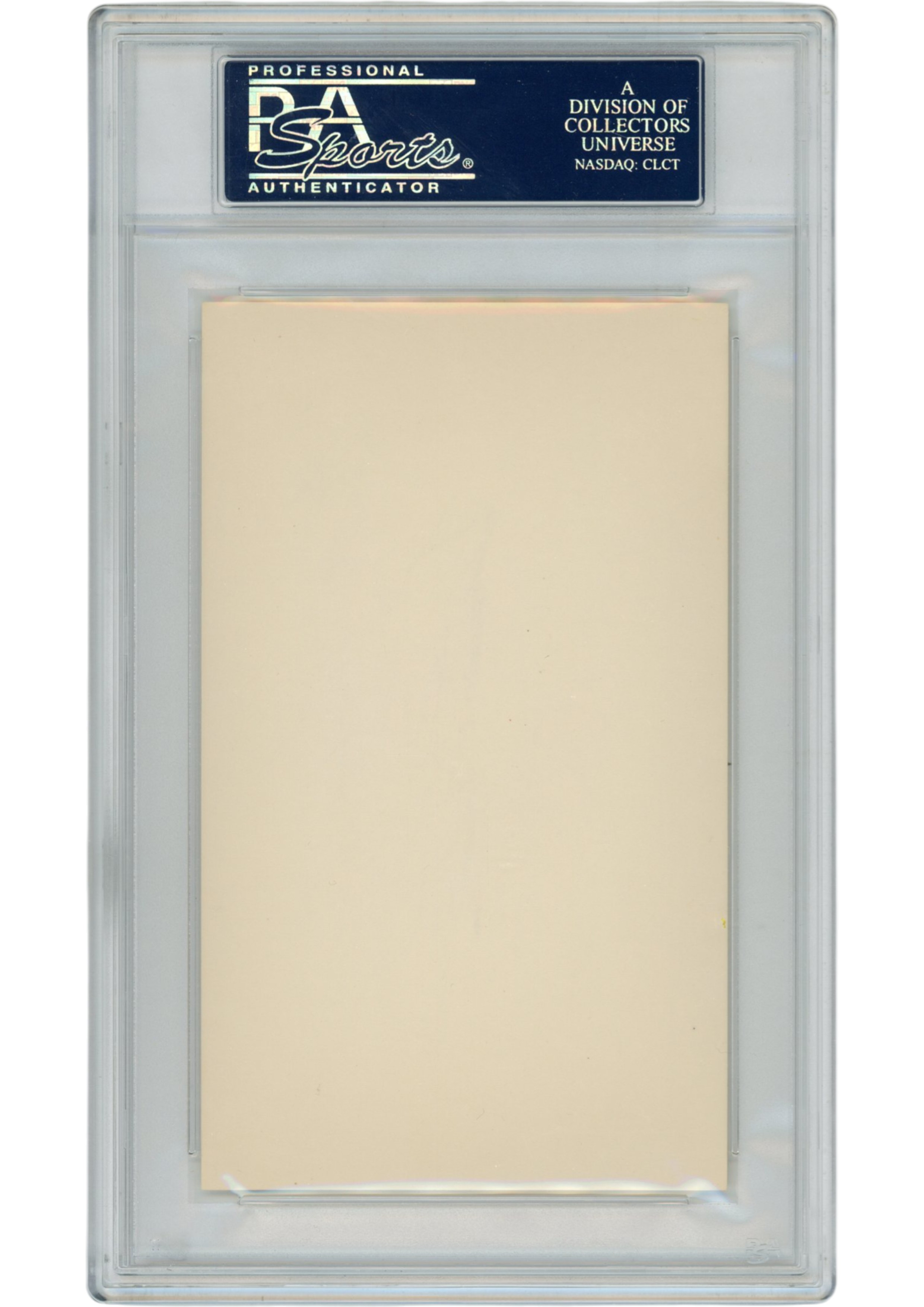 Beattie Feathers Signed Chicago Bears Index Card Personalized Slab PSA 54914