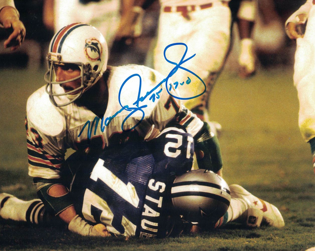 Manny Fernandez Autographed/Signed Miami Dolphins 8x10 Photo 17-0 30154