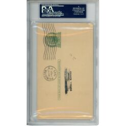 Wes Fesler Autographed/Signed Ohio State Buckeyes Postcard PSA Slabbed 54796