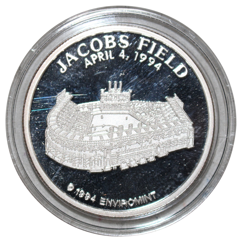 Jacobs Field Cleveland Indians Limited Edition Silver Coin 32267