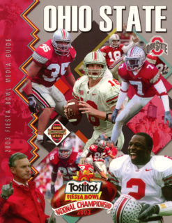 2003 Fiesta Bowl Program Ohio State Buckeyes vs Miami Hurricanes