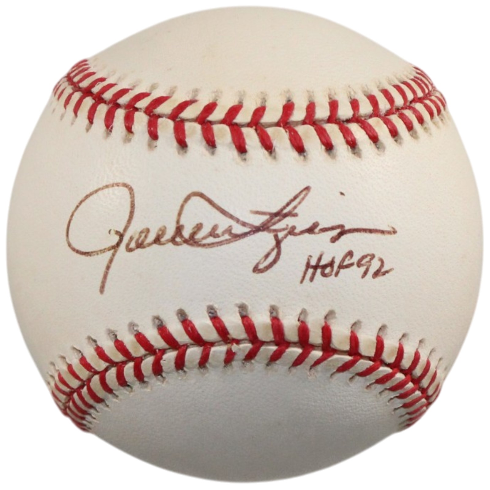 Rollie Fingers Signed Oakland Athletics American League Baseball HOF BAS 55945