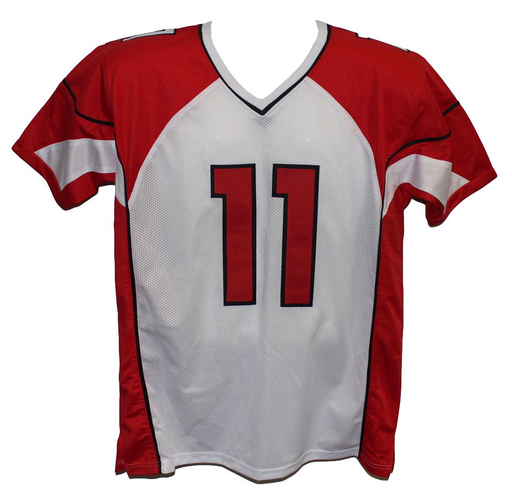 Larry Fitzgerald Custom Pro Style White XL Jersey 29453