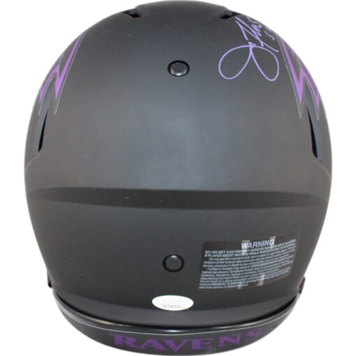 Joe Flacco Authentic Baltimore Ravens Authentic Eclipse Helmet Ins. JSA 49683