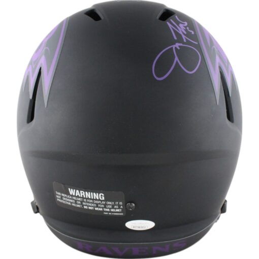 Joe Flacco Autographed/Signed Baltimore Ravens F/S Eclipse Helmet JSA 49684
