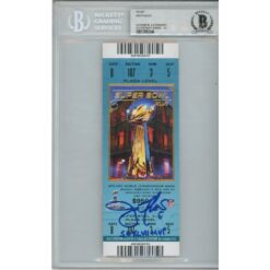 Joe Flacco Autographed Baltimore Ravens SB XLVII Ticket Stub MVP Beckett 49687
