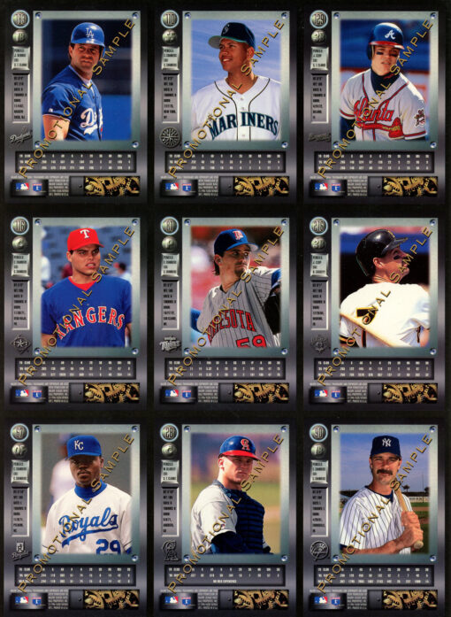 1996 Fleer Metal Trading Cards Promo Sheet