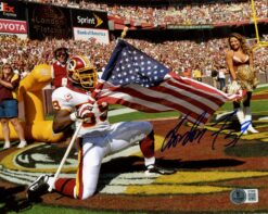 London Fletcher Autographed Washington Redskins 8x10 Photo Beckett 56842