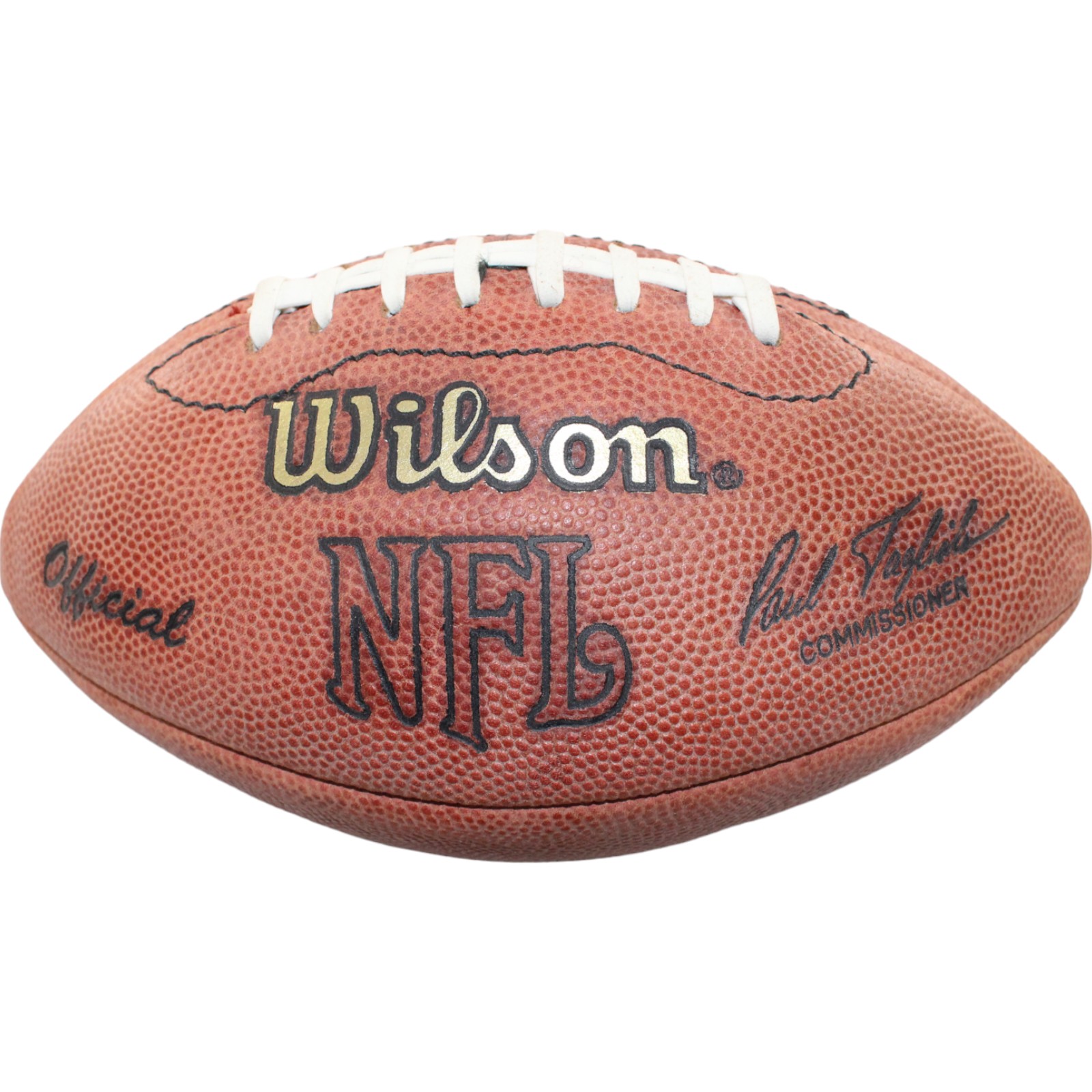 Simon Fletcher Autographed/Signed Wilson Leather Mini Football BAS 44309